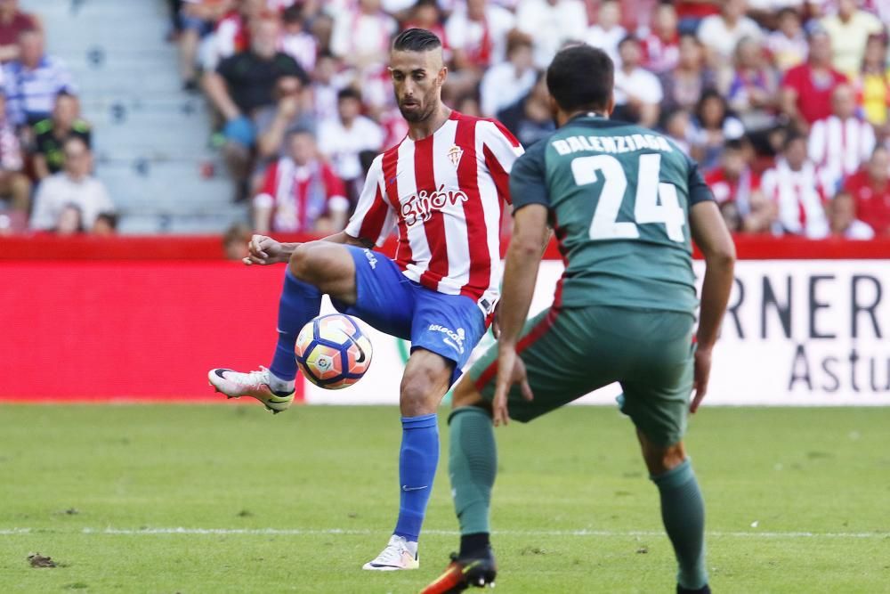 Partido entre el Sporting y el Athletic Club (2-1)