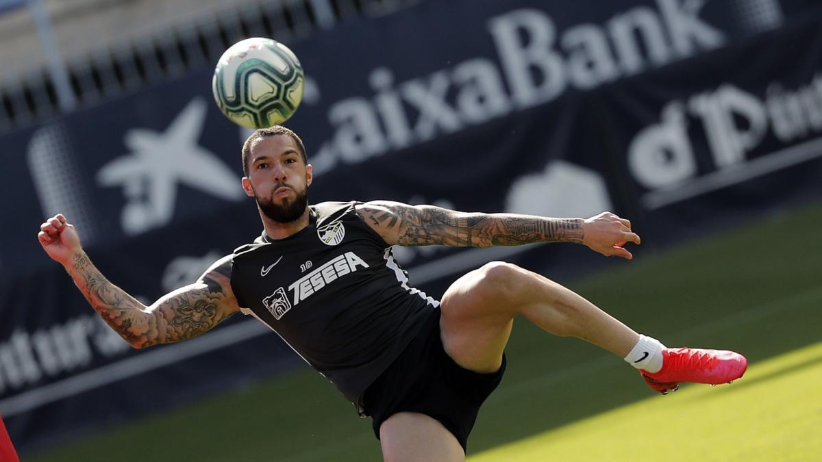 Tete Morente, durante una sesión de entrenamiento