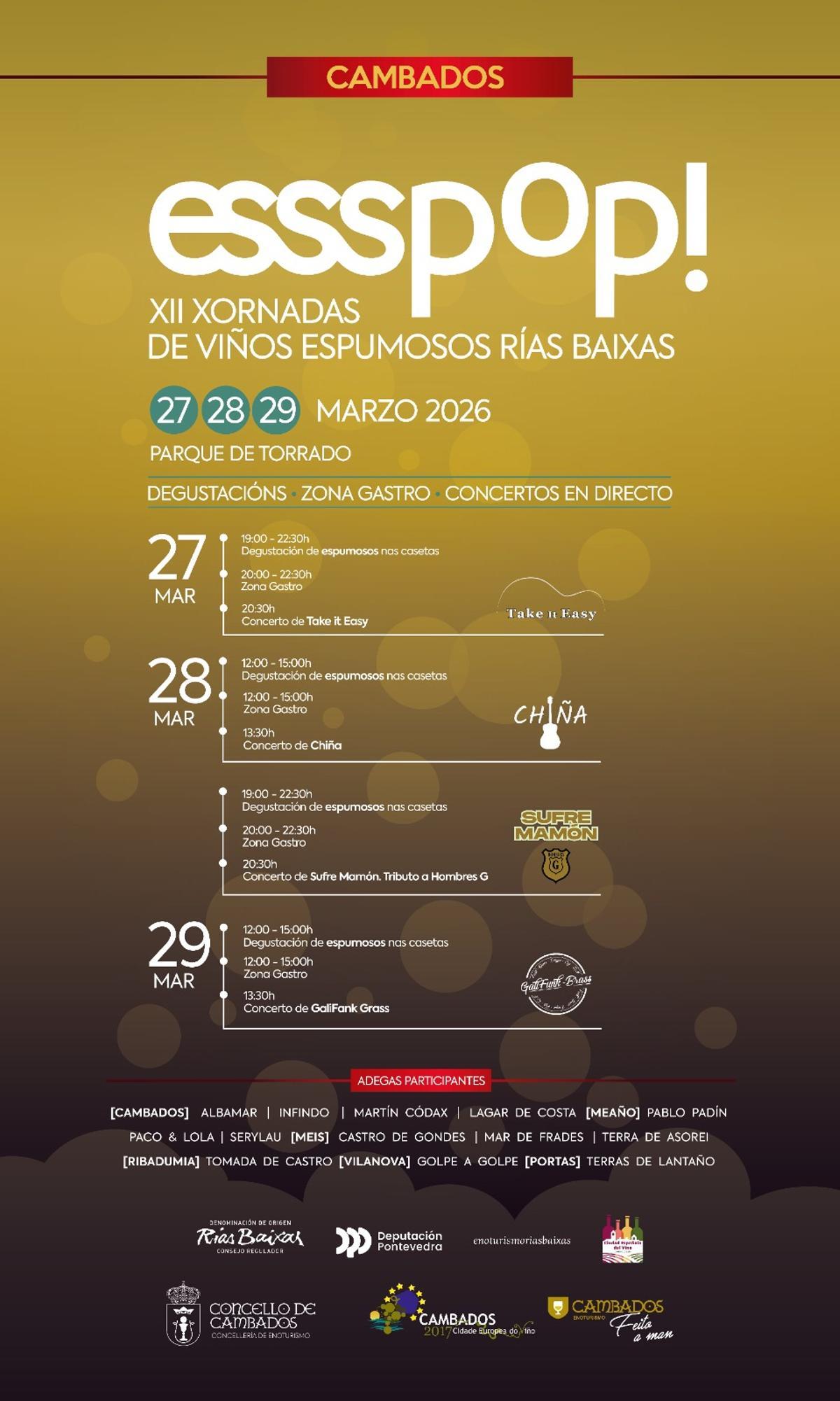 El cartel de las jornadas.