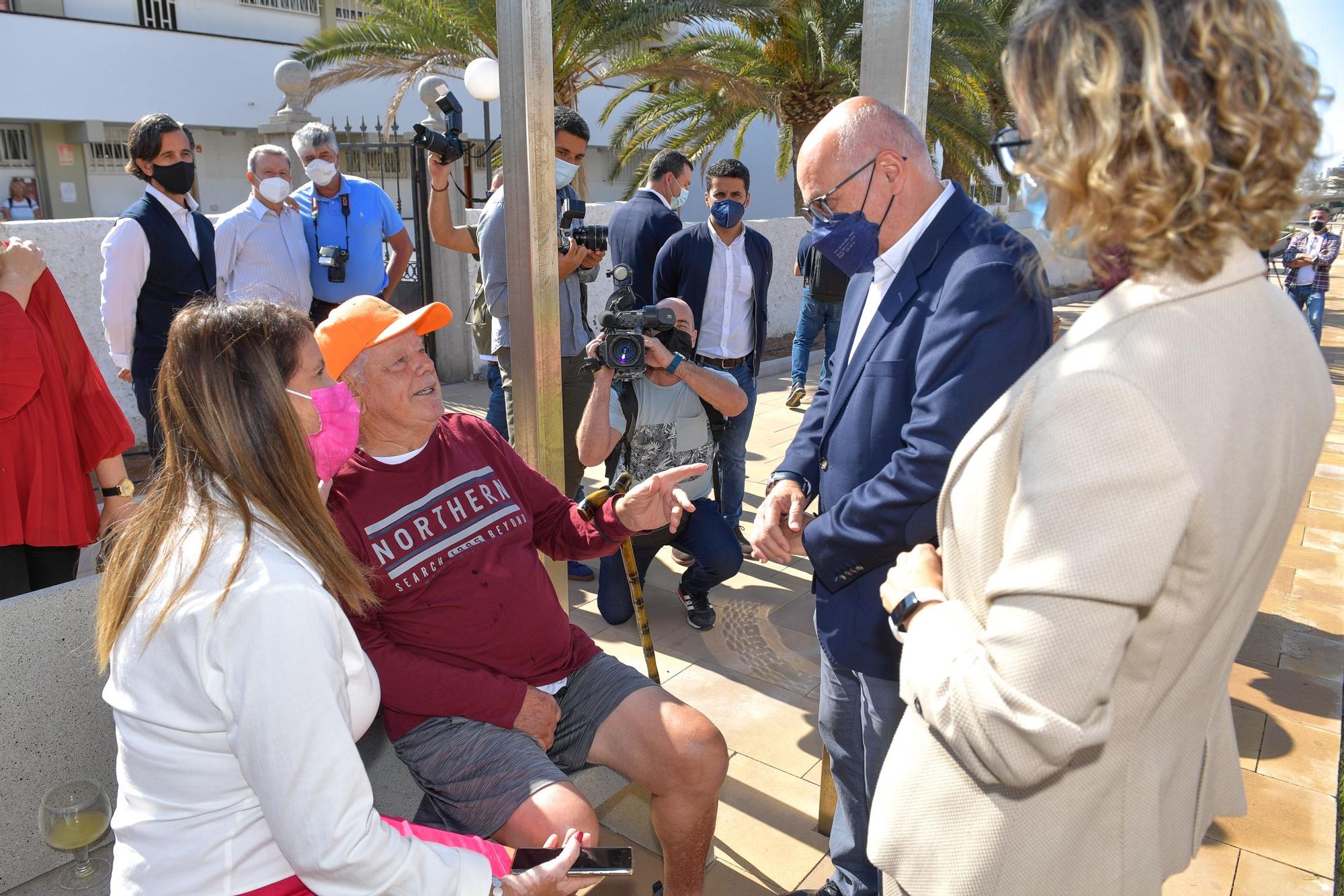 Inauguración de la Avenida de la Unión Europea en San Agustín