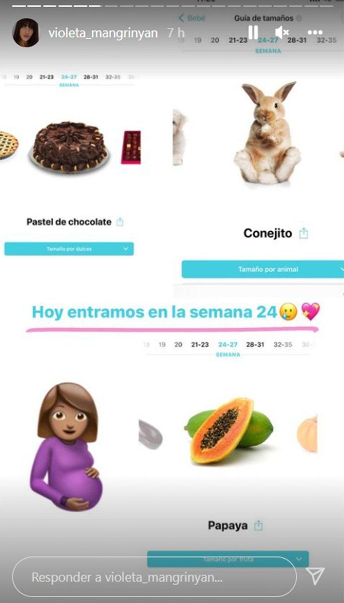 Violeta Mangriñán y su aplicación para el embarazo