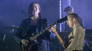 The xx en el Parc del Fòrum.