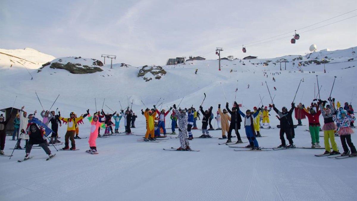 Todo preparado en Sierra Nevada para celebrar el Carnaval