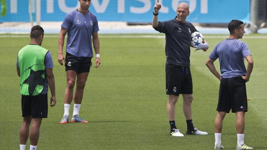 Zidane ya prepara a conciencia la final del sábado ante la Juve