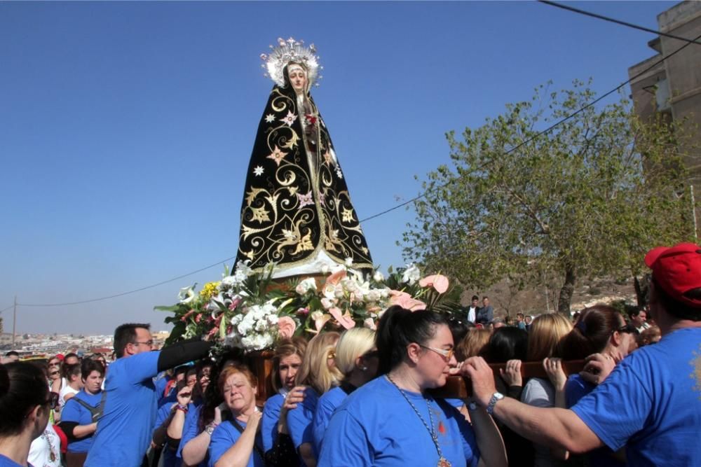 Subida de la Virgen de la Soledad al Calvario