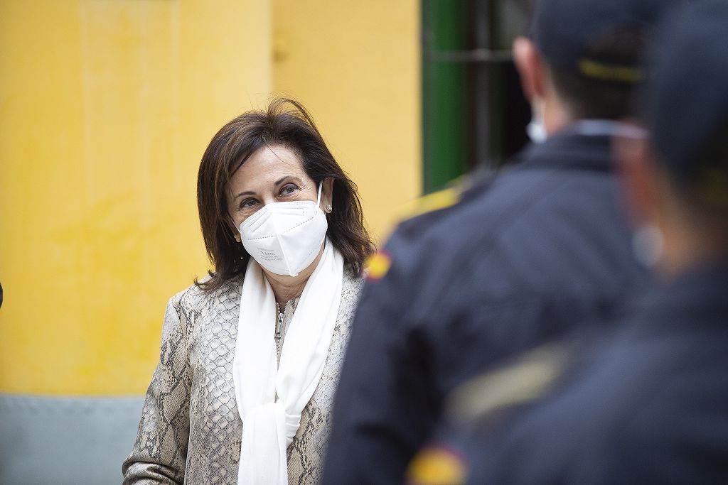 La ministra de Defensa, Margarita Robles, visita la Flotilla de Submarinos de la Armada en Cartagena