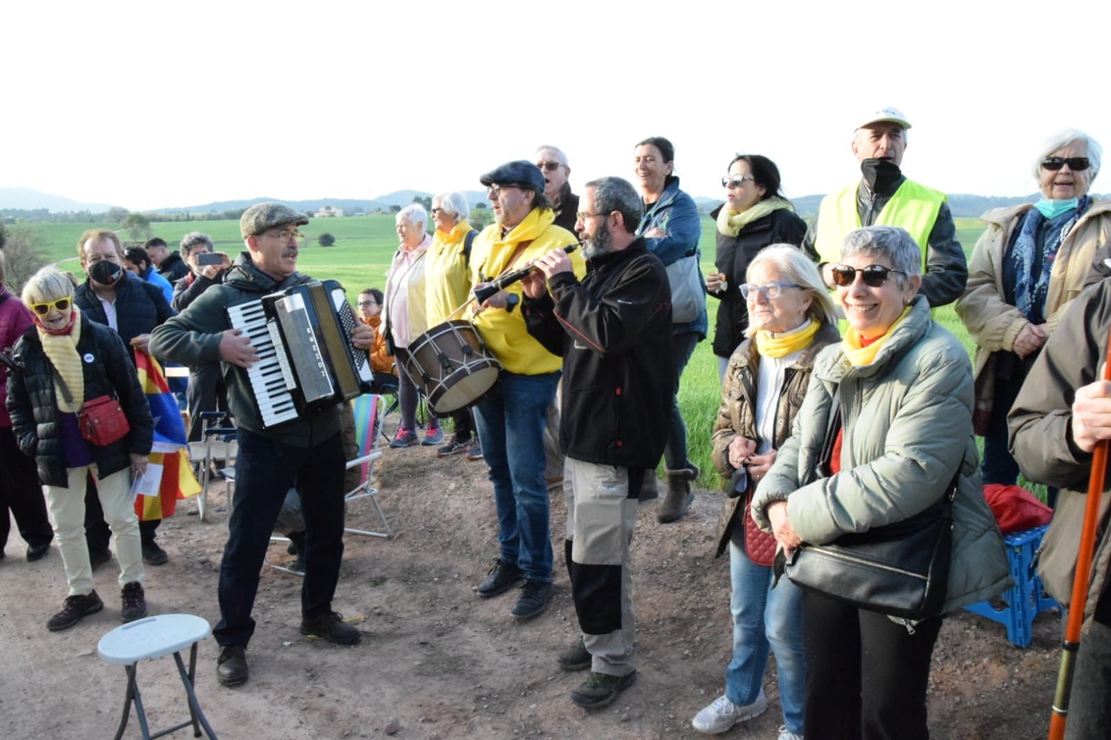 Trobada de músics per la llibertat davant de Lledoners