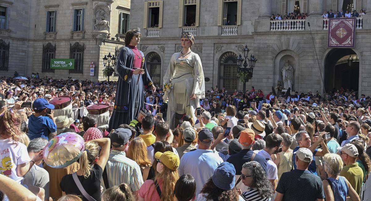 La Diada Castellera de la Mercè reúne las ocho colles de Barcelona