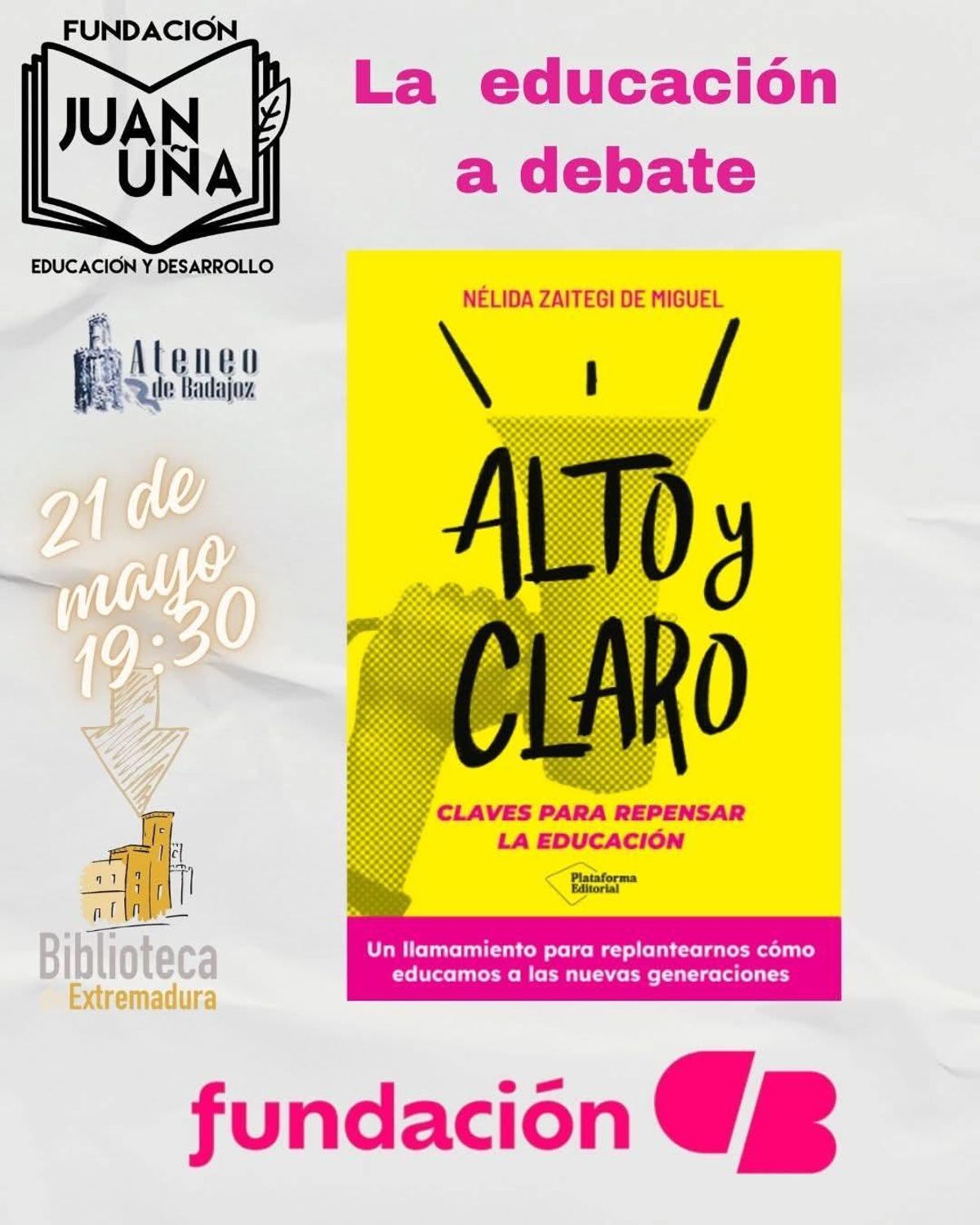 Cartel anunciador de la jornada.