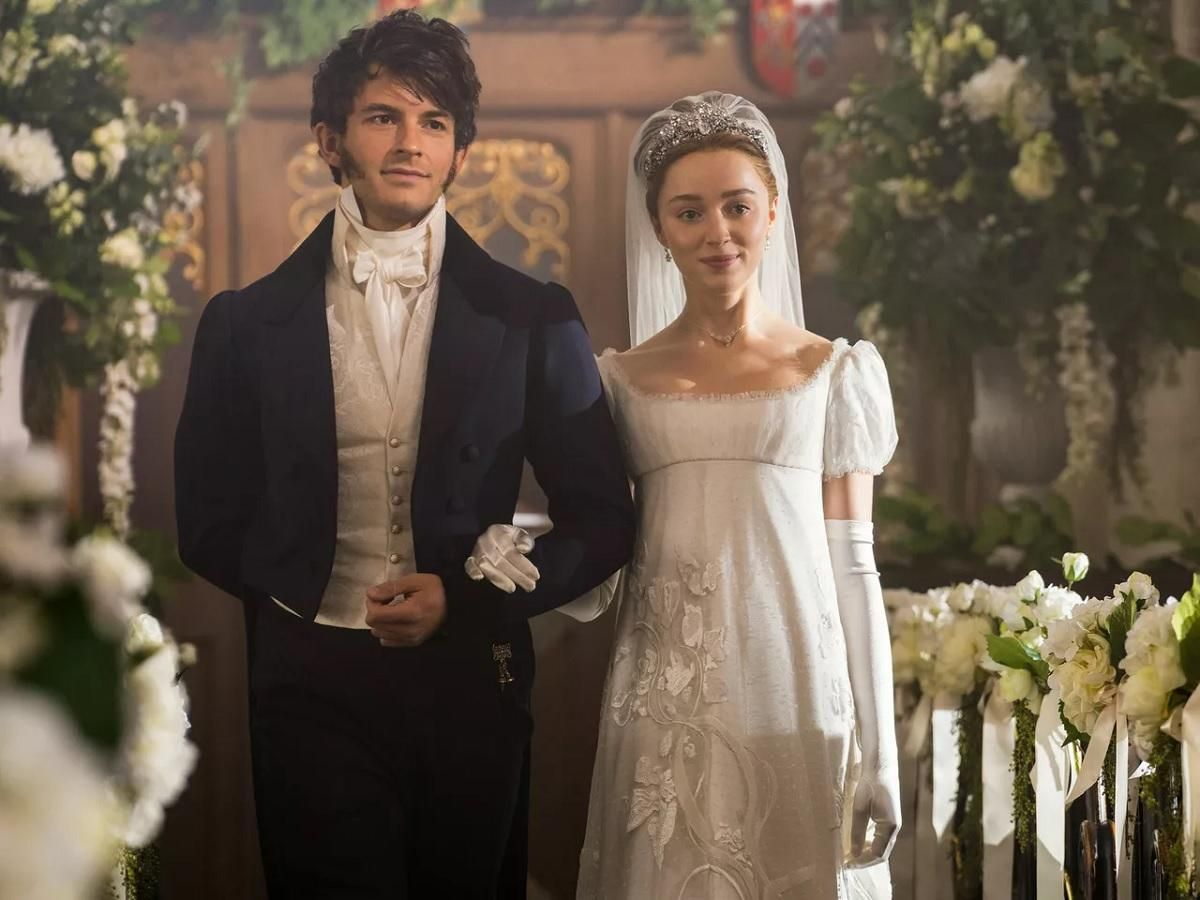 La serie 'Los Bridgerton', responsable de la tendencia 'regencycore' nupcial gracias al vestido de novia de Daphne Bridgerton