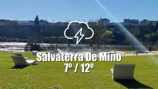 El tiempo en Salvaterra de Miño: previsión meteorológica para hoy, lunes 15 de diciembre