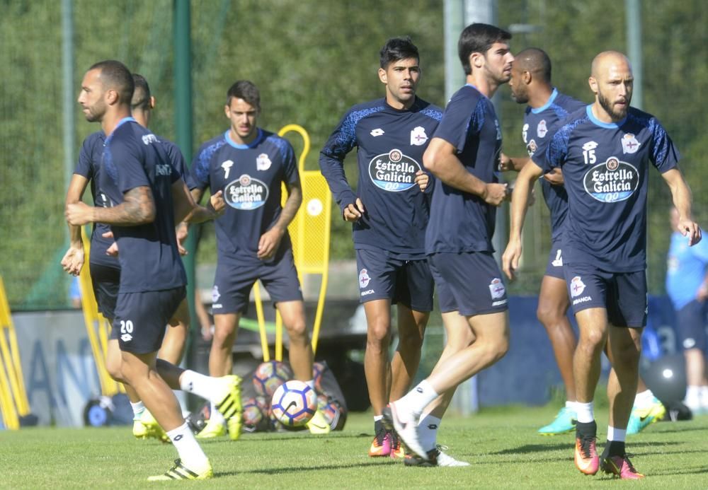 Cuarto entrenamiento de la semana - El domingo, el Dépor recibe al Athletic en Riazor.