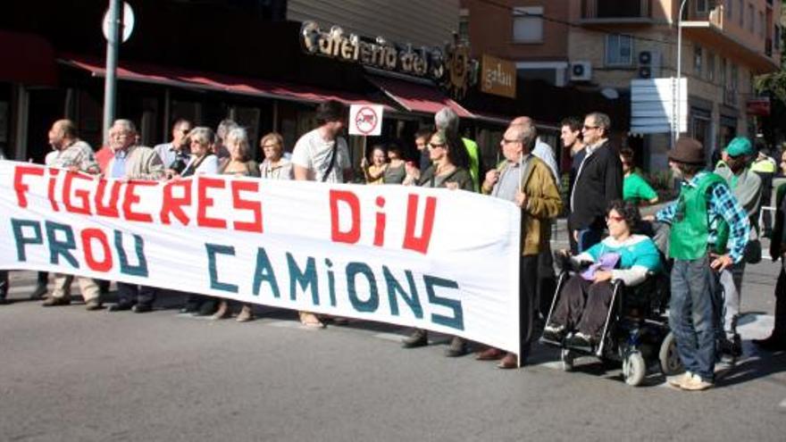 Els talls de la N-II a Figueres reben el «suport» de Bàscara