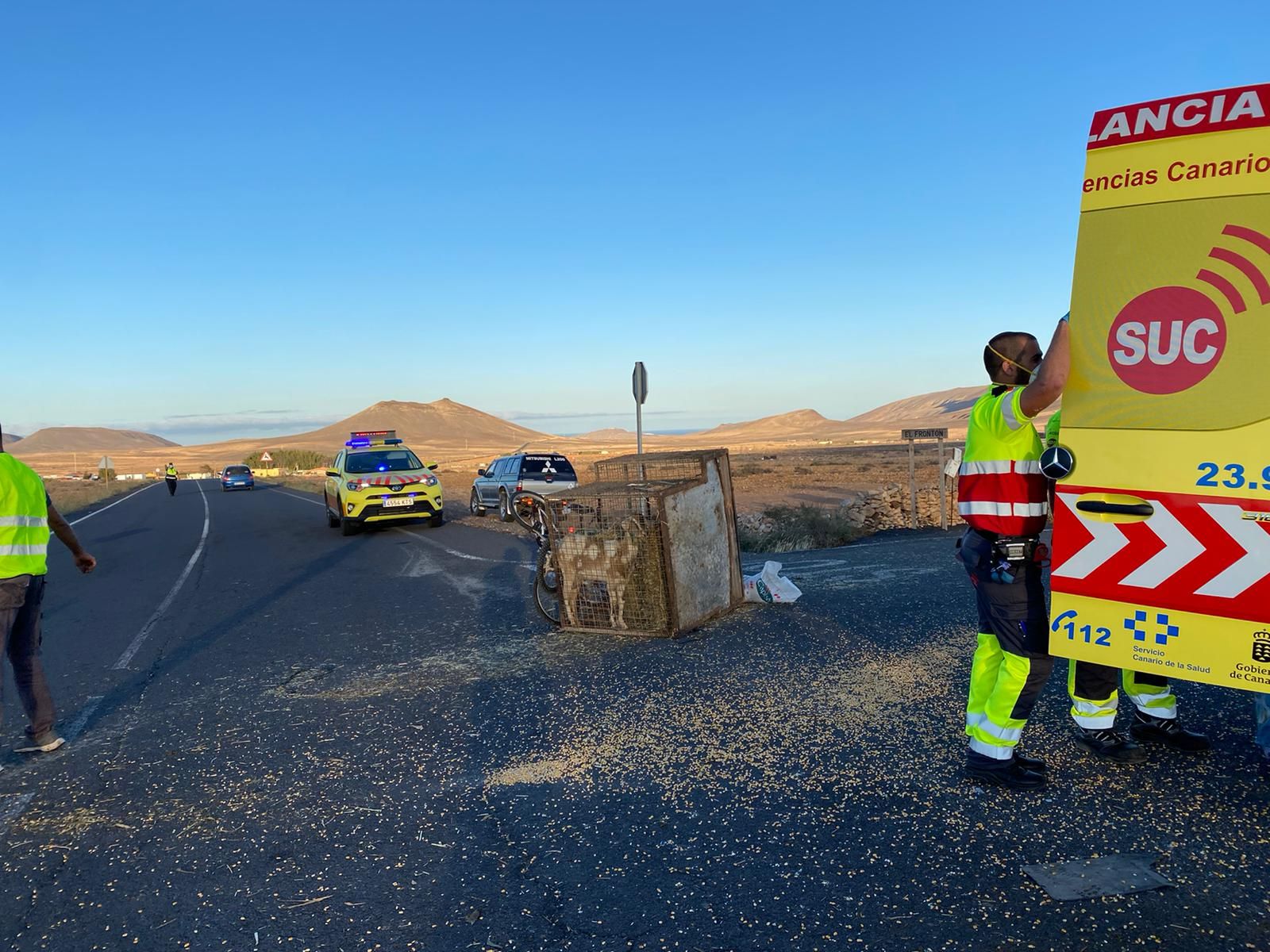 Herido grave un niño de seis años en Fuerteventura