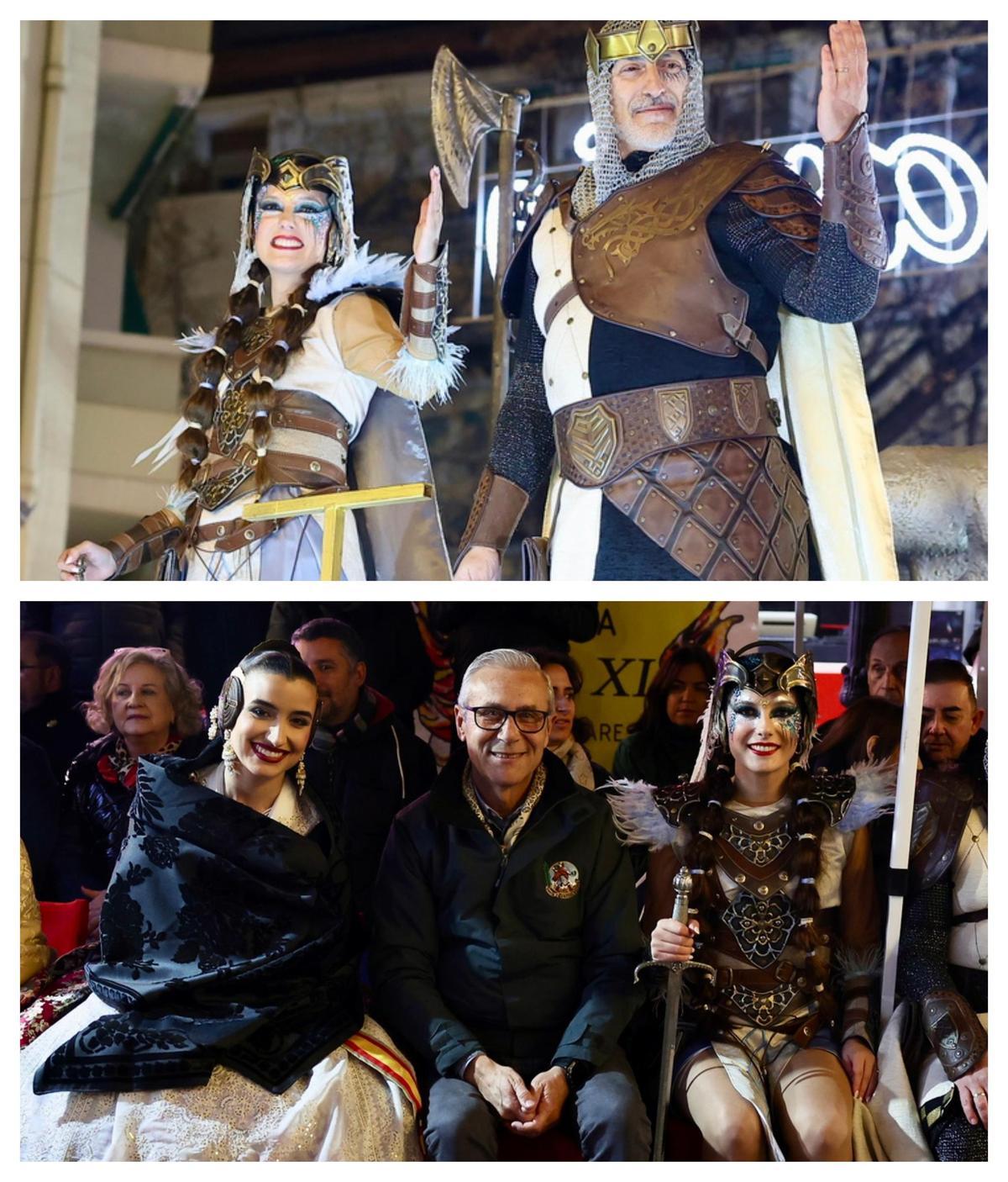 Eva Tarín, en la Entrada Mora y Cristiana de La Pío