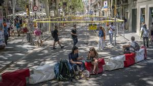 Empieza la fase final de las obras de La Rambla