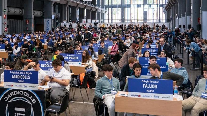 Madrid reúne a 340 finalistas de toda España en la gran competición escolar de empresa, con Galicia como tercera comunidad con más alumnos