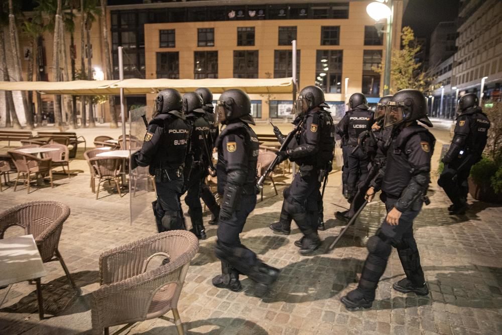 Tercera nit de disturbis a la ciutat de Girona