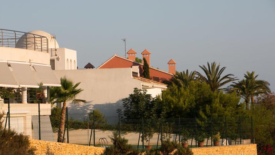 Casas en la calle Marrajo de Alicante.