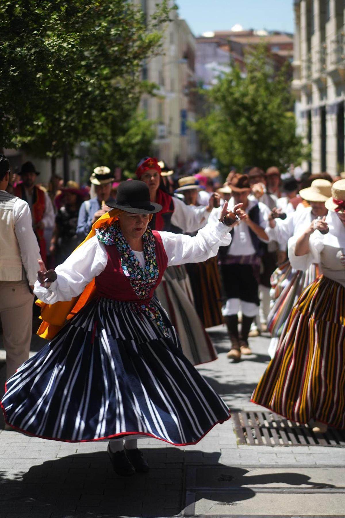 Romería canaria en Madrid