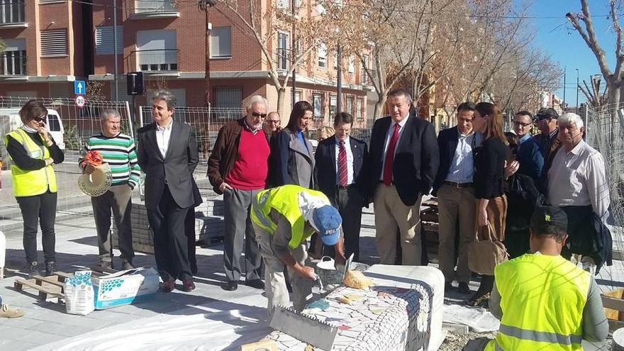 Bernabé y Jódar visitaron las obras que se realizan actualmente en el barrio de San Diego.