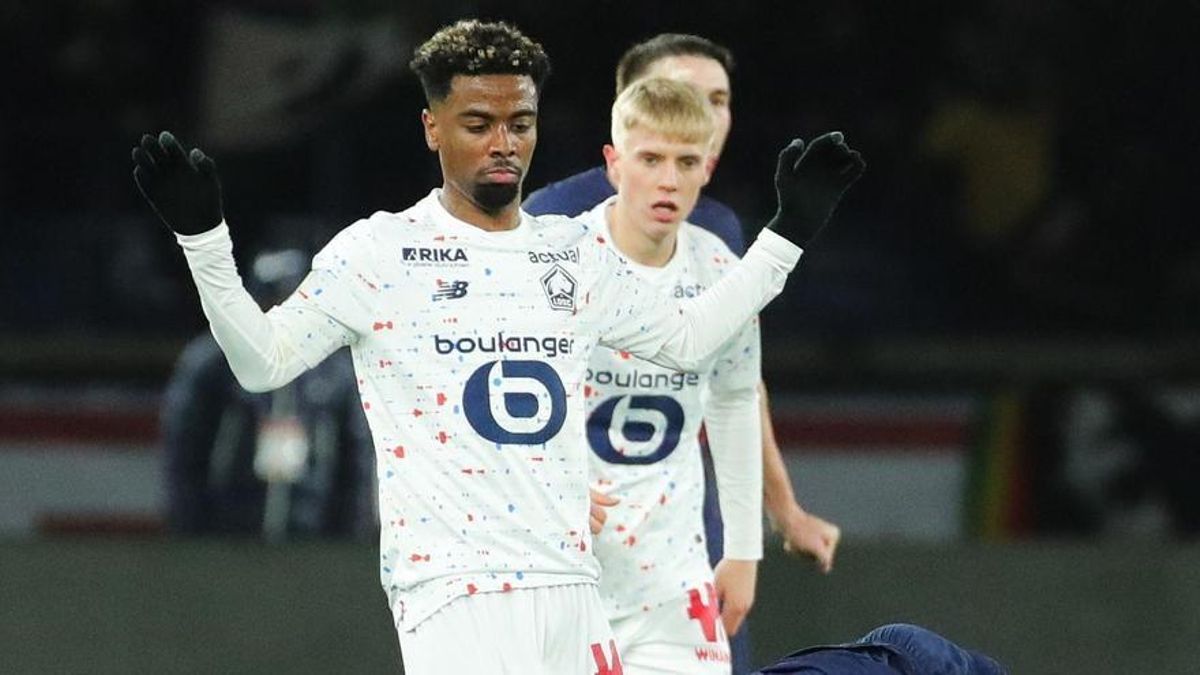 Detienen un partido de la liga francesa por el escalofriante golpe de Angel Gomes