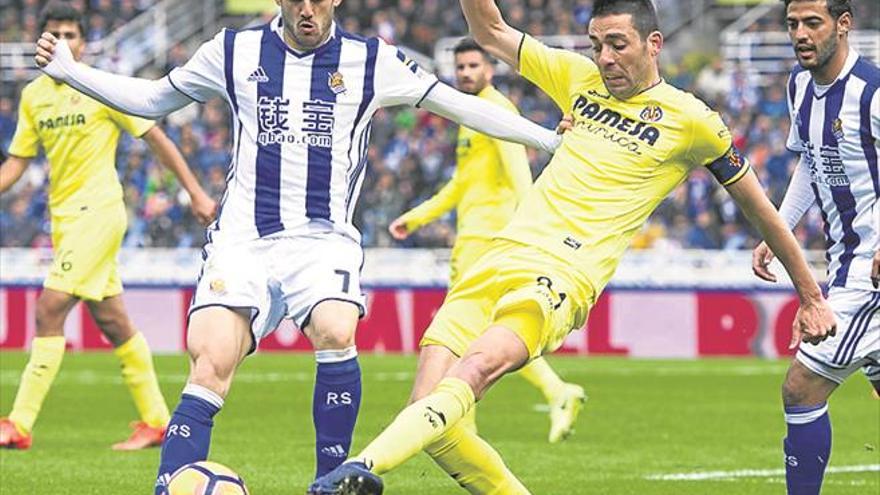 El Villarreal hace un ‘Sergio Ramos’ a la Real en Anoeta