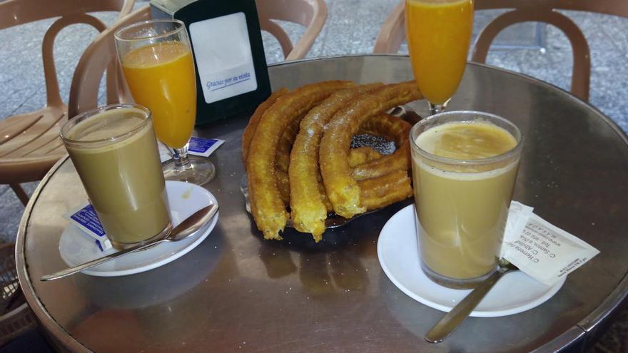 Churros en Málaga