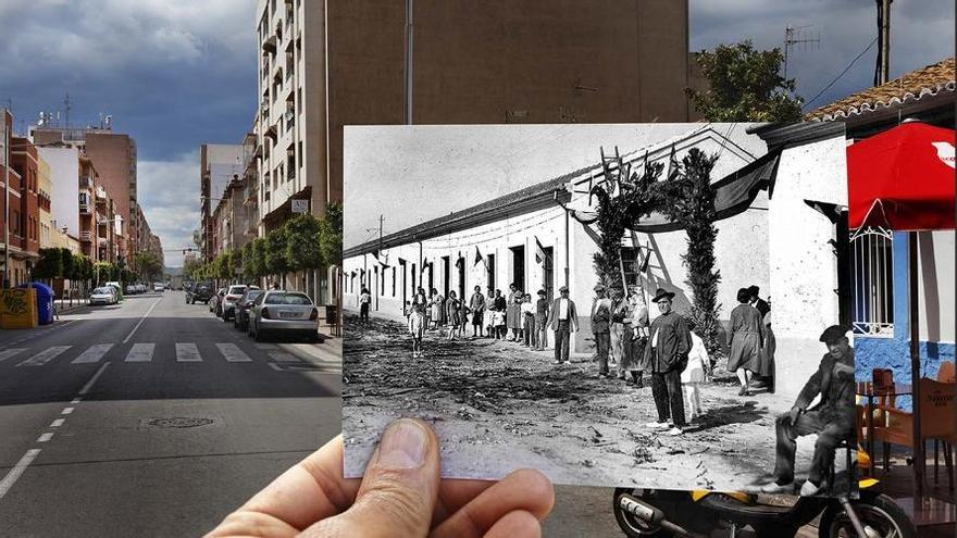 Parte del cartel de la exposición de Tomas Bueno.