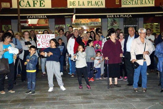 Protesta de veïns a la Jonquera