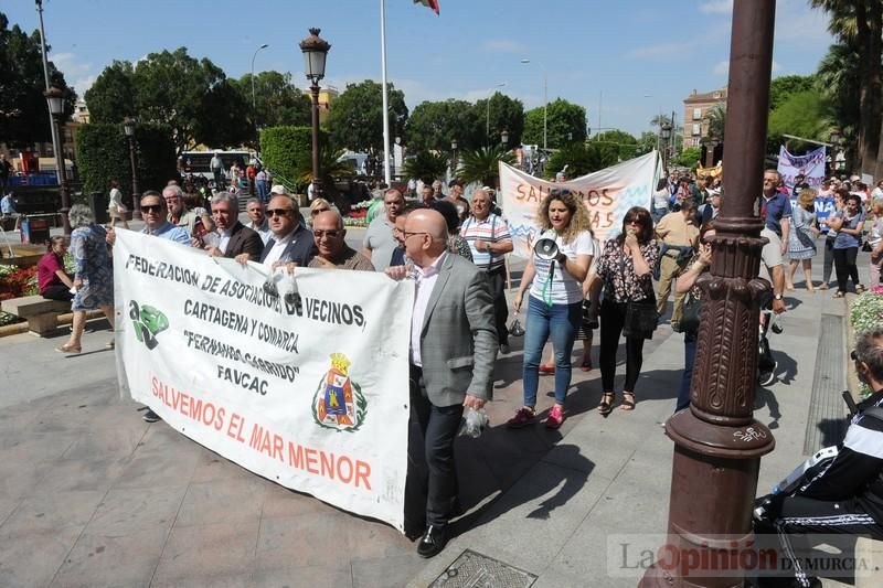 Los lodos del Mar Menor llegan a Murcia