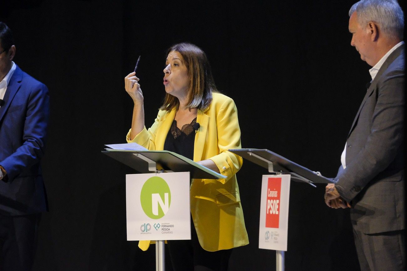 Debate de los candidatos de diferentes partidos al Parlamento de Canarias por Gran Canaria