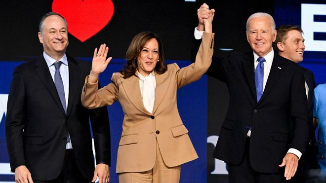 Biden pasa el relevo a Harris en la convención demócrata de Chicago