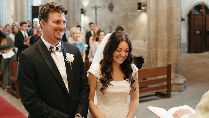 La boda tejano-gallega de Kendall y Ellis, en imágenes