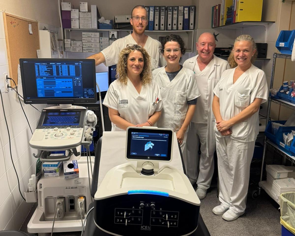 l Hospital de Vinaròs es pionero en la provincia de Castellón en la crioablación de mama para el tratamiento de pacientes con cáncer