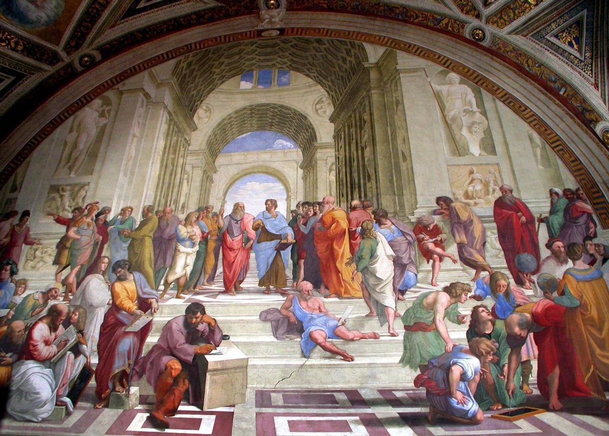 Roma “La Escuela de Atenas”, de Rafael