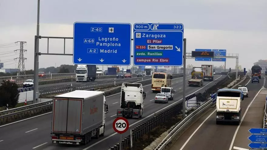 Vídeo | Una de las carreteras más utilizadas de Zaragoza capital se cortará al tráfico durante 11 horas cada día a partir de este domingo