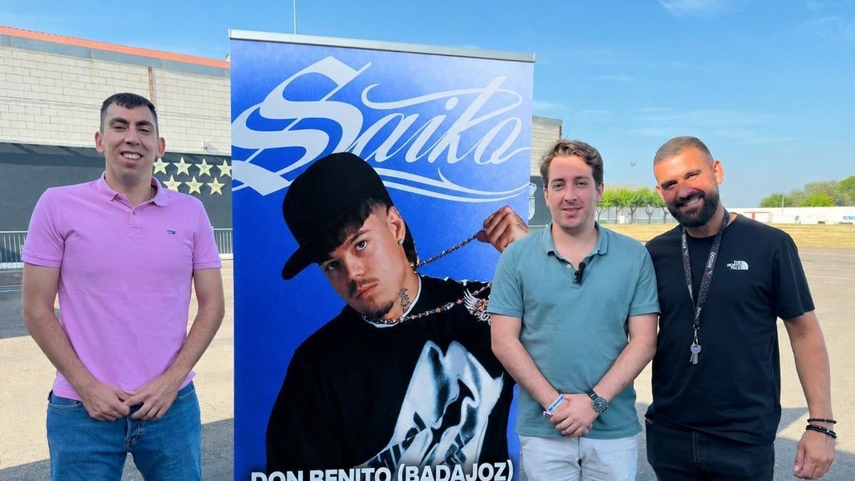 Presentación del concierto de feria en Don Benito.