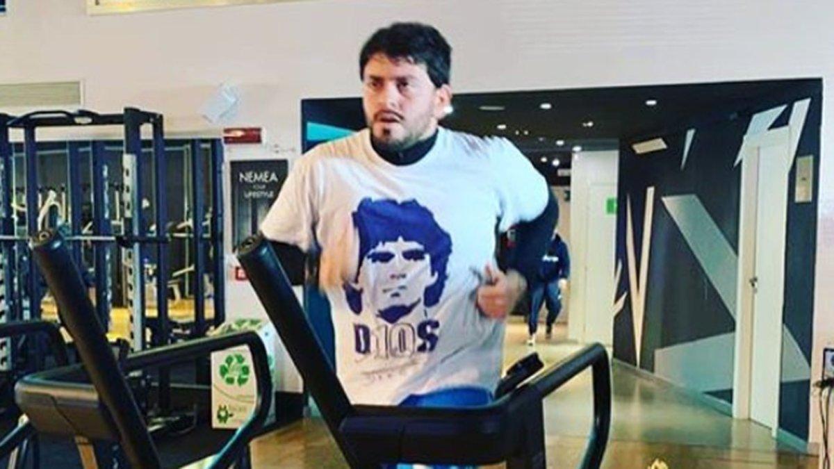 Diego Maradona Junior habló en la previa del Nápoles-Barça de la Champions