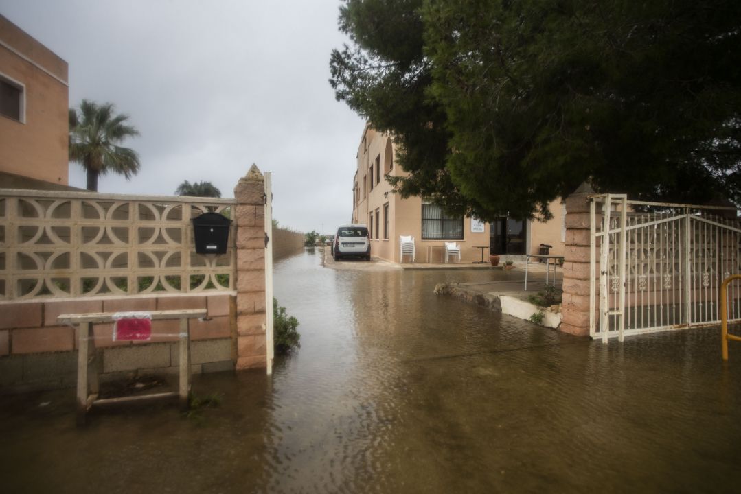 El Palmar, inundado.