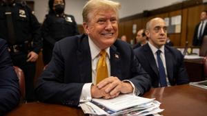 Donald Trump, ahir al Tribunal Penal de Manhattan. | YUKI IWAMURA / REUTERS