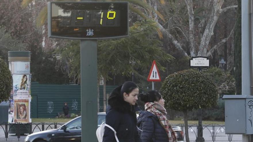 Córdoba registra la temperatura más baja del invierno con -3,1 grados