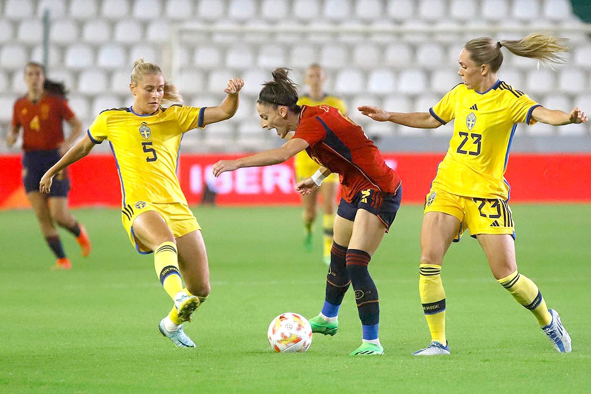 Las imágenes del España - Suecia femenino