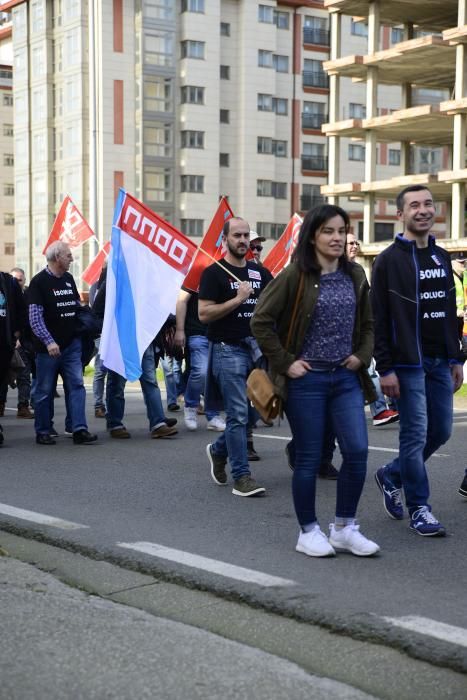 La plantilla de Isowat en A Coruña se enfrenta a la posibilidad de perder su empleo ante la falta de inversores para su empresa, actualmente en concurso de liquidación.