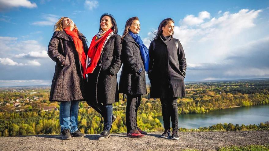 Foto promocional das catro mulleres que forman o grupo Ialma. | L.O.