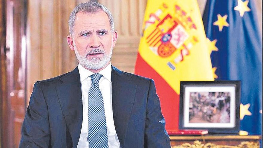 El Rei denuncia l&#039;«eixordador» clima polític i demana «serenitat» i consens