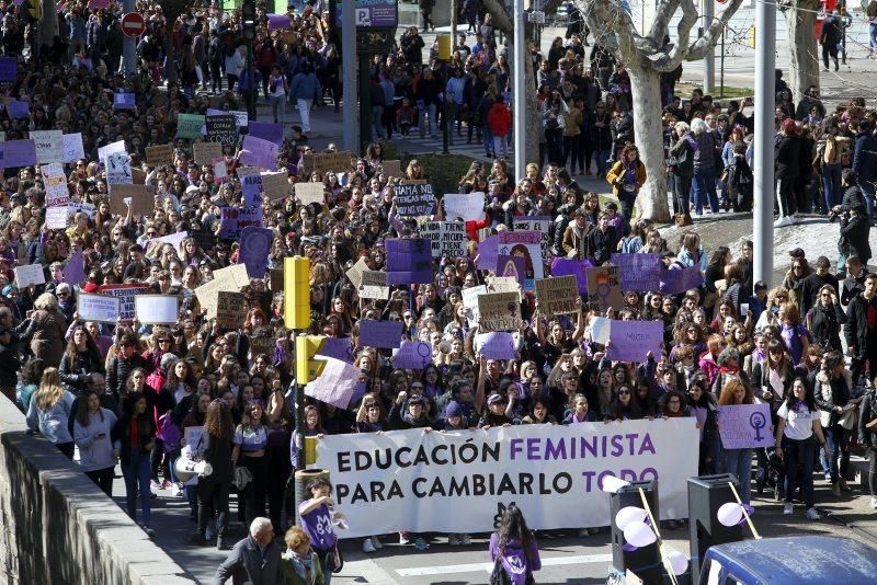 Concentraciones por el 8-M en Zaragoza