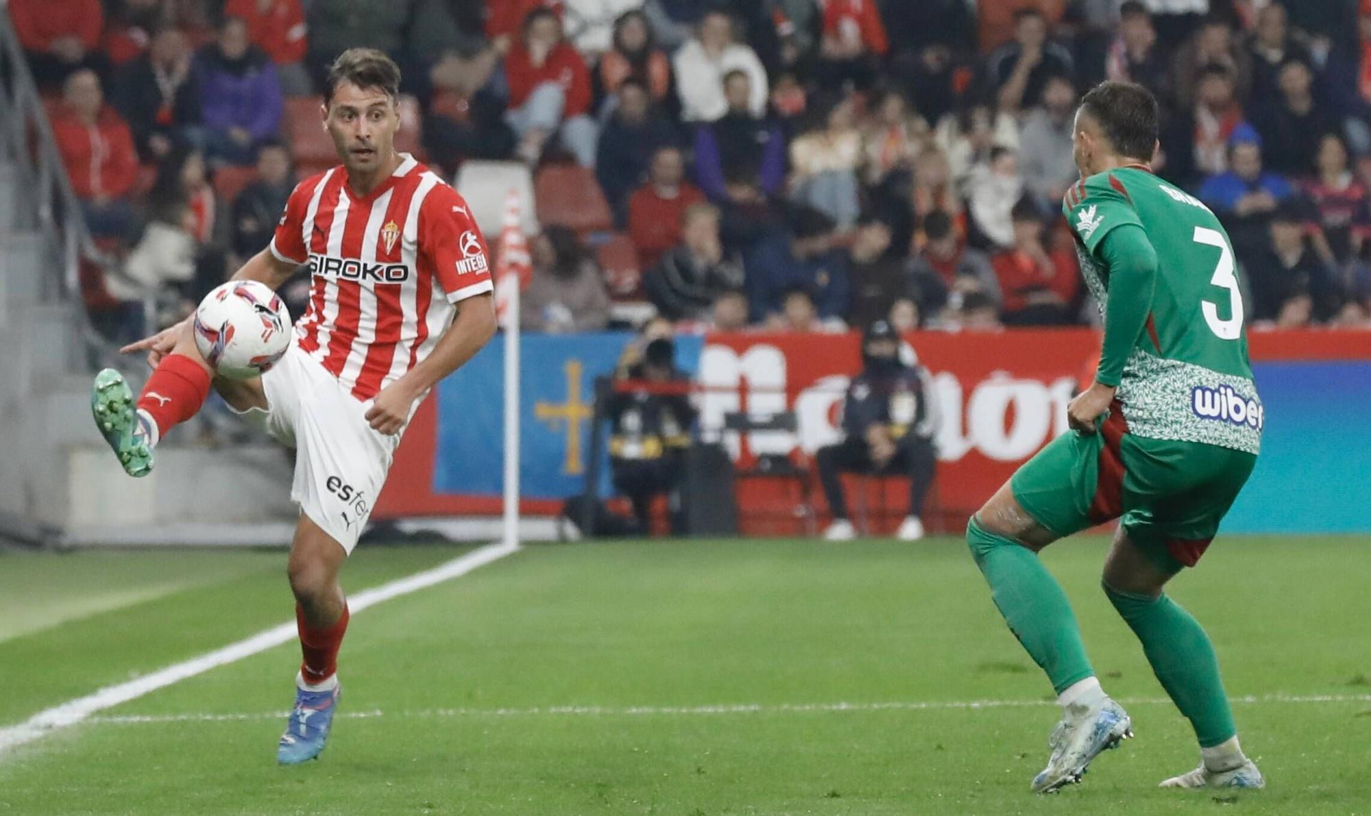 Así fue el partido Sporting-Granada, en imágenes