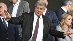 El presidente del Barcelona, Joan Laporta.