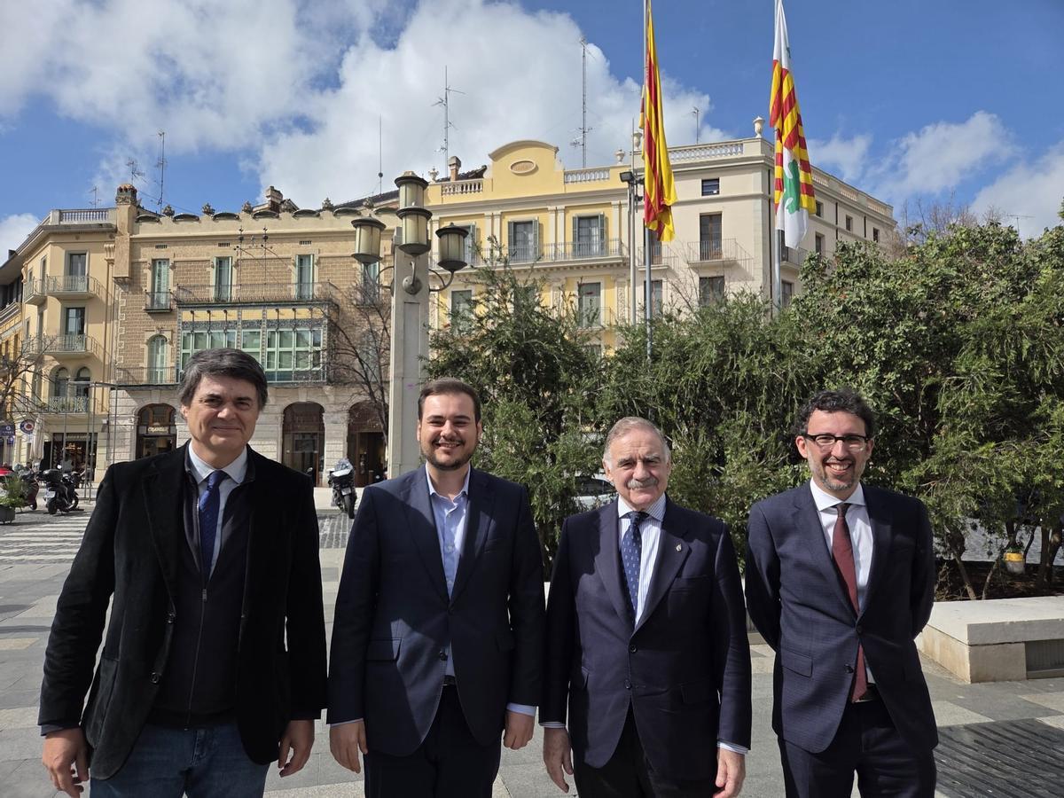 D'esquerra a dreta   Carlos Rojas, Daniel Ruiz, Fernando Gutiérrez, Juan Milián